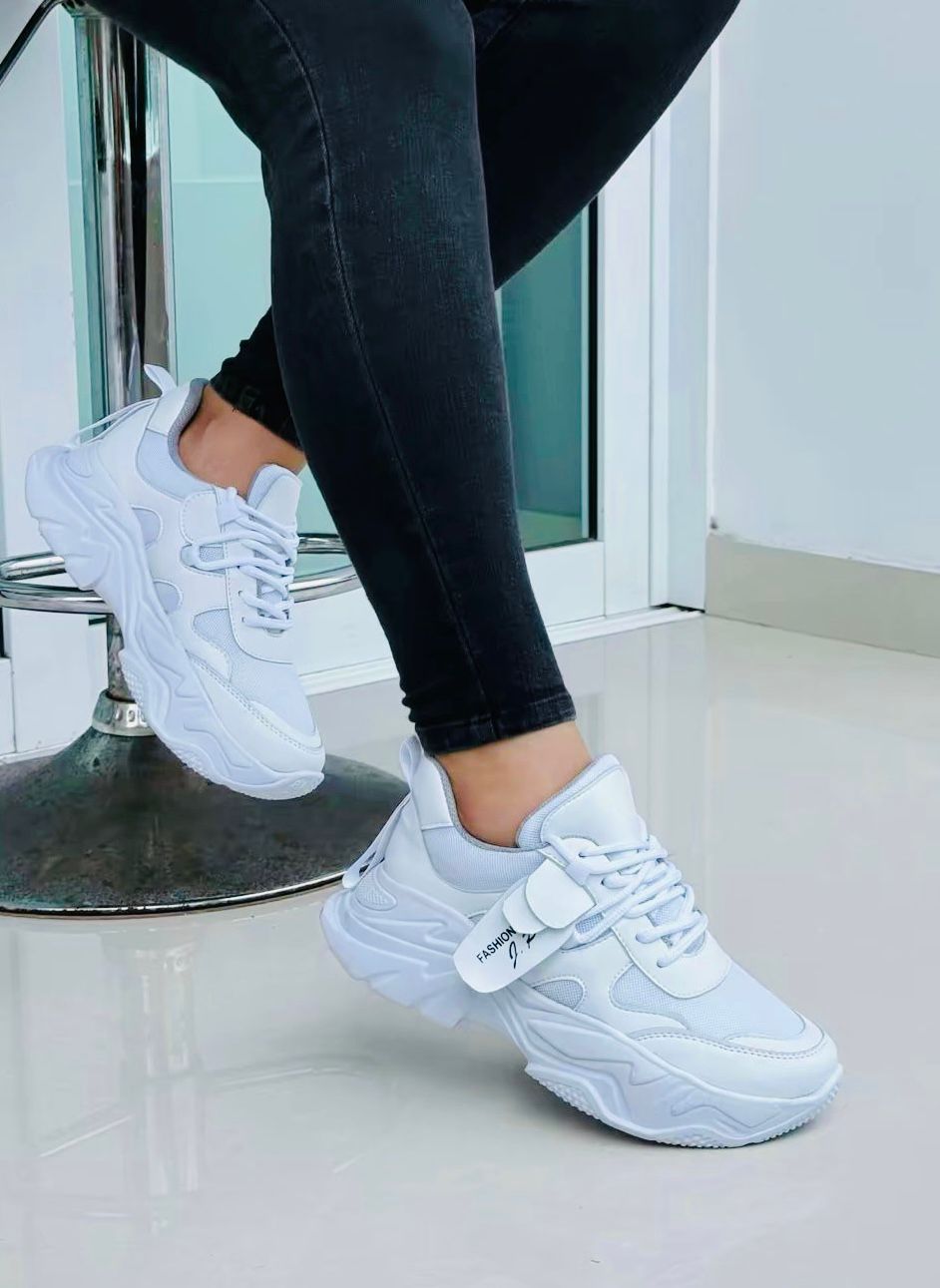 Tenis fashion Pt Blanco